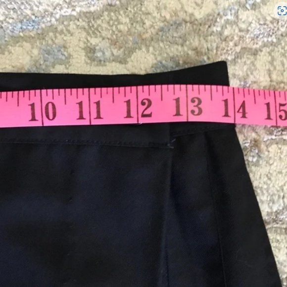 American Apparel Dark Academia Black Skirt with Pleats - Picture 4 of 5